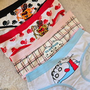 캐릭터 면팬티S(90) 4종 판매 짱구 스펀지밥 부르부르 이미지