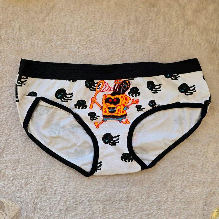 캐릭터 면팬티S(90) 4종 판매 짱구 스펀지밥 부르부르 이미지