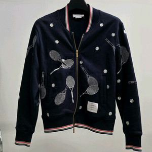 톰브라운 테니스 자수 금장 봄버 2사이즈