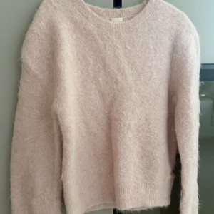 모네 라이트핑크 알파카 니트 (리본빛)