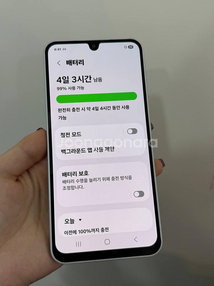 무잔상/보증O)갤럭시A16 그레이 128GB Y1401--2