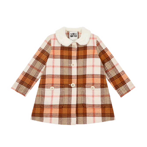 BONTON-퍼카라 체크모직코트(10Y)