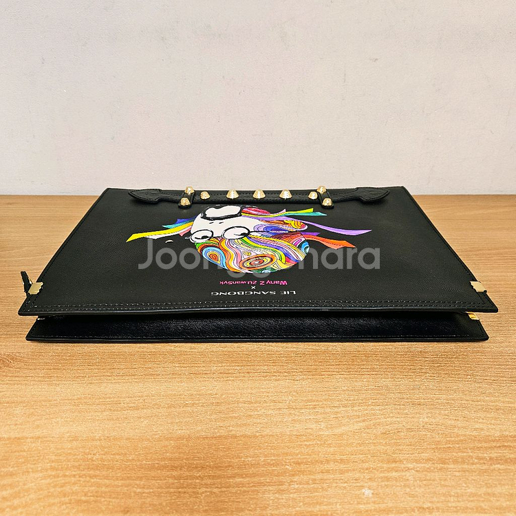 와니지 이상봉 주완식 콜라보 맨즈백, 남자클러치, 손가방--2