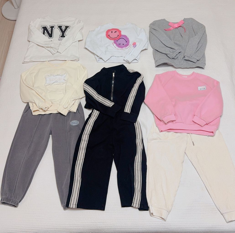 여아 110 - 120 상하복 9벌 일괄--0