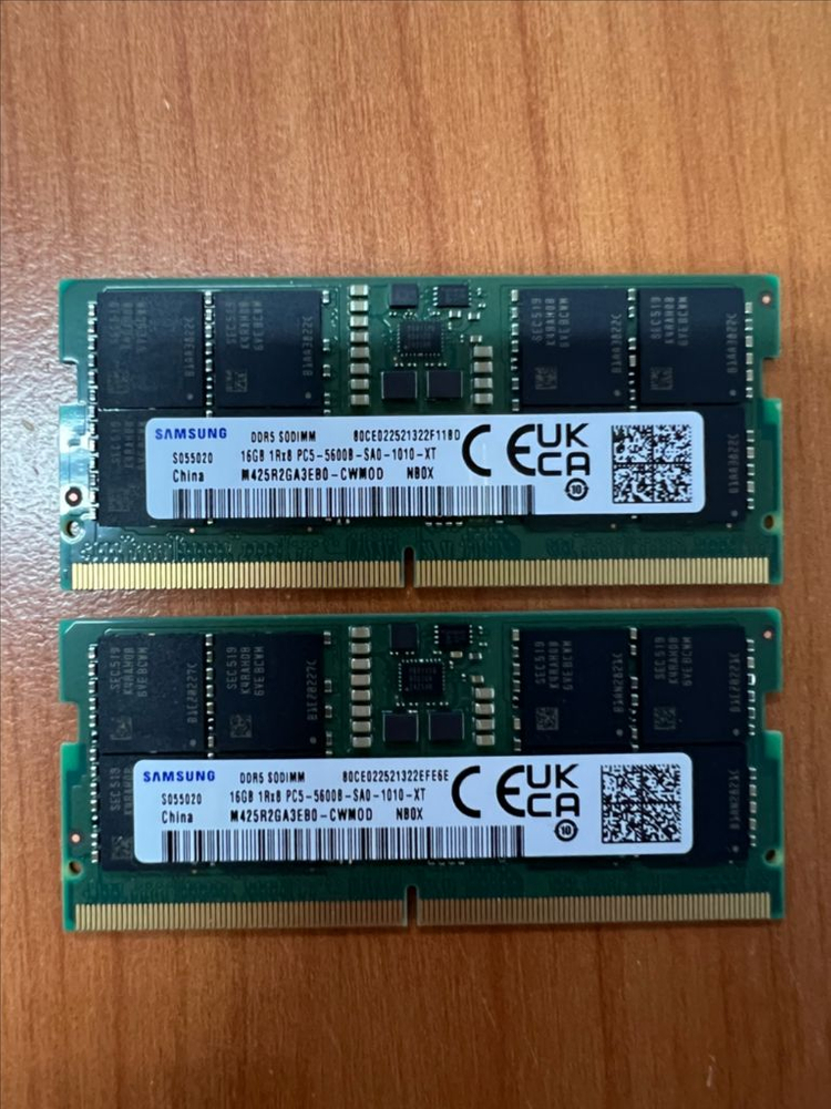 삼성전자 노트북용 16GB DDR5-5600 메모리 판매 합니다.--0