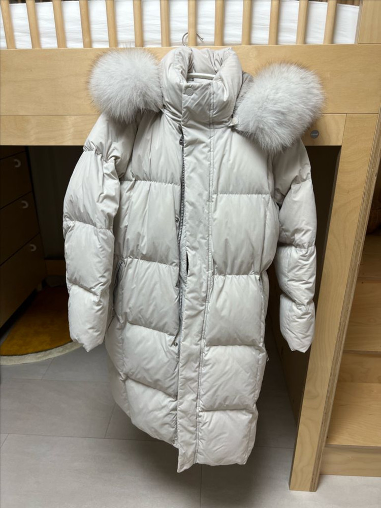 코오롱 구스다운 스노우문 85사이즈--0