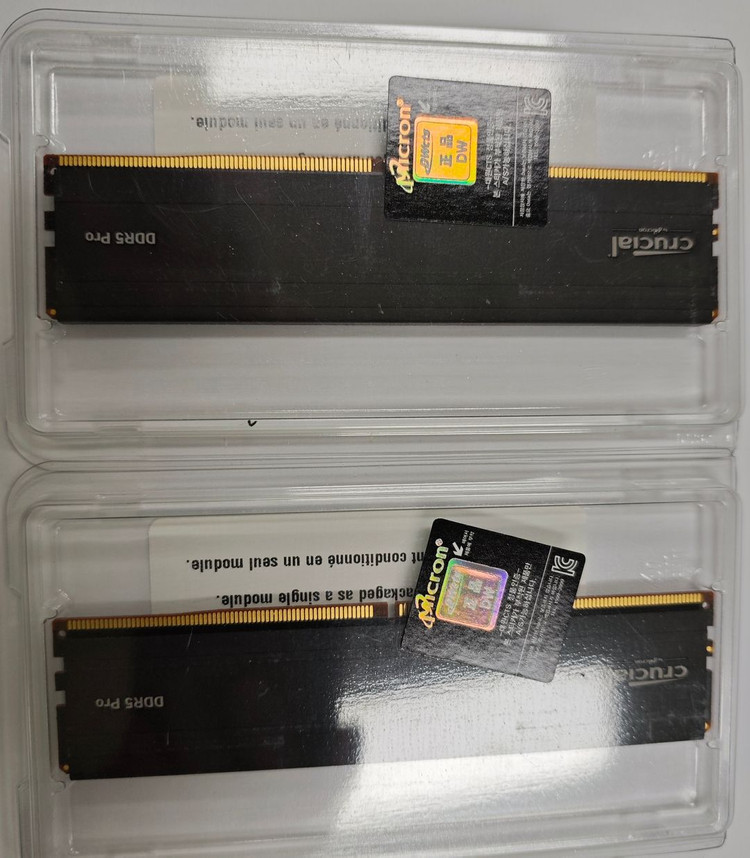 마이크론 Crucial DDR5-5600 CL46 PRO 대원씨티에스 16GB 메모리 2개 세트 이미지