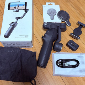 DJI 오즈모모바일 7P + 케어리프레쉬 + 마그네틱마운트