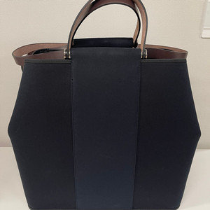 에르메스 Cabag 꺄백 토일 블랙 GM 캔바스 토트백 숄더백