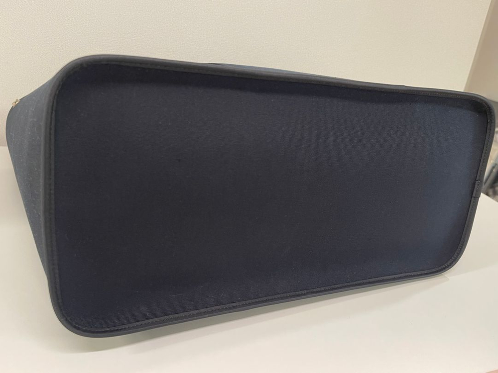 에르메스 Cabag 꺄백 토일 블랙 GM 캔바스 토트백 숄더백--7