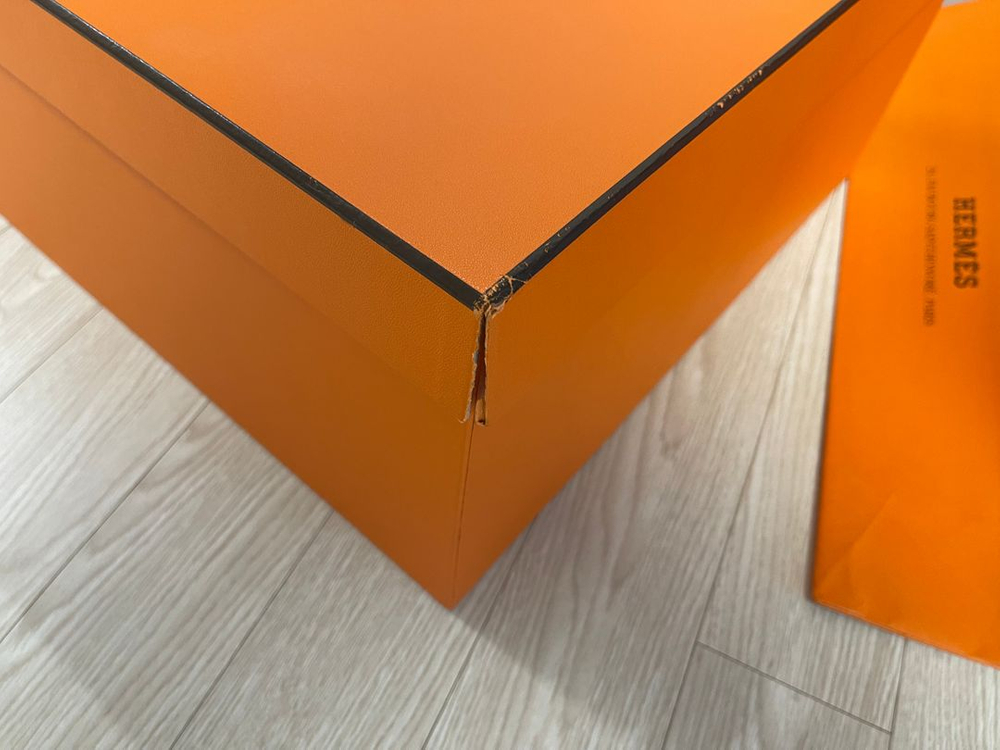 에르메스 Cabag 꺄백 토일 블랙 GM 캔바스 토트백 숄더백--9