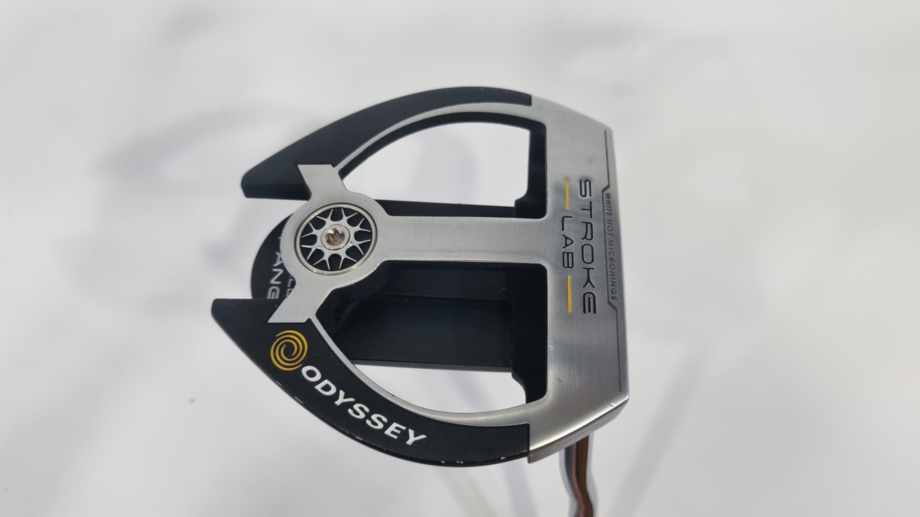 오딧세이 스트로크랩 2BALL FANG 퍼터 말렛형 34인치--0