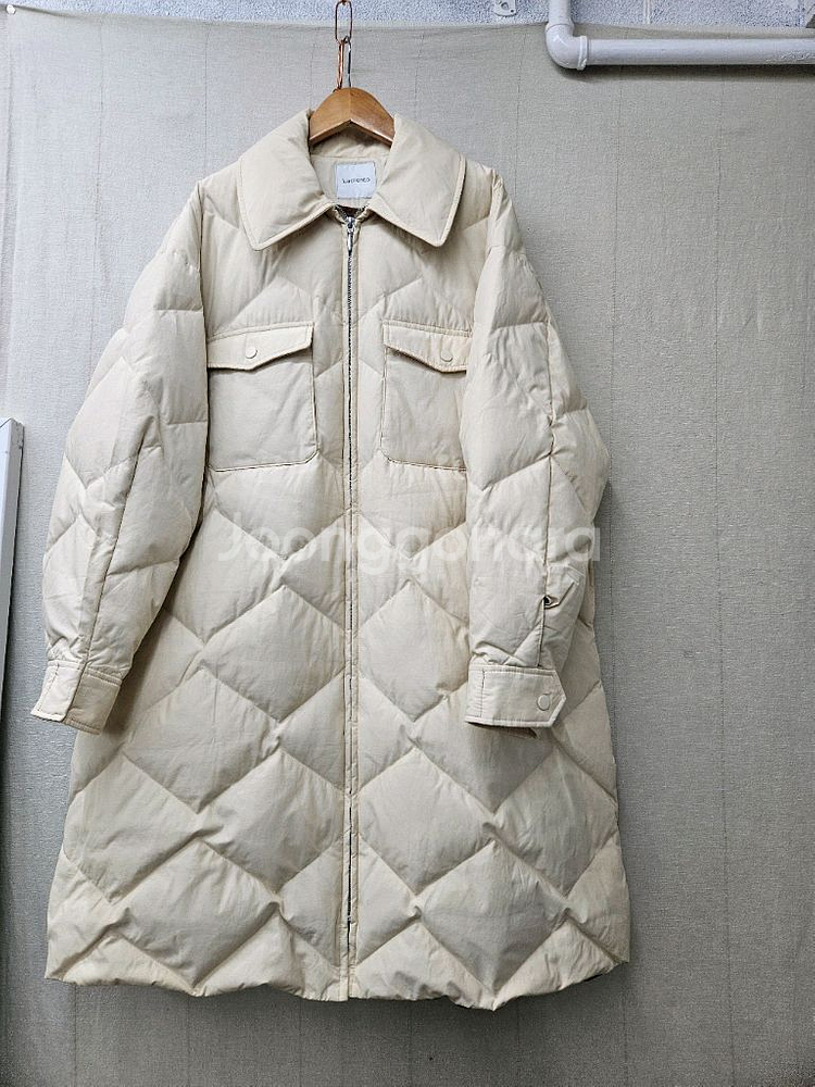 라시엔토 퀼팅 구스다운롱패딩 88--1