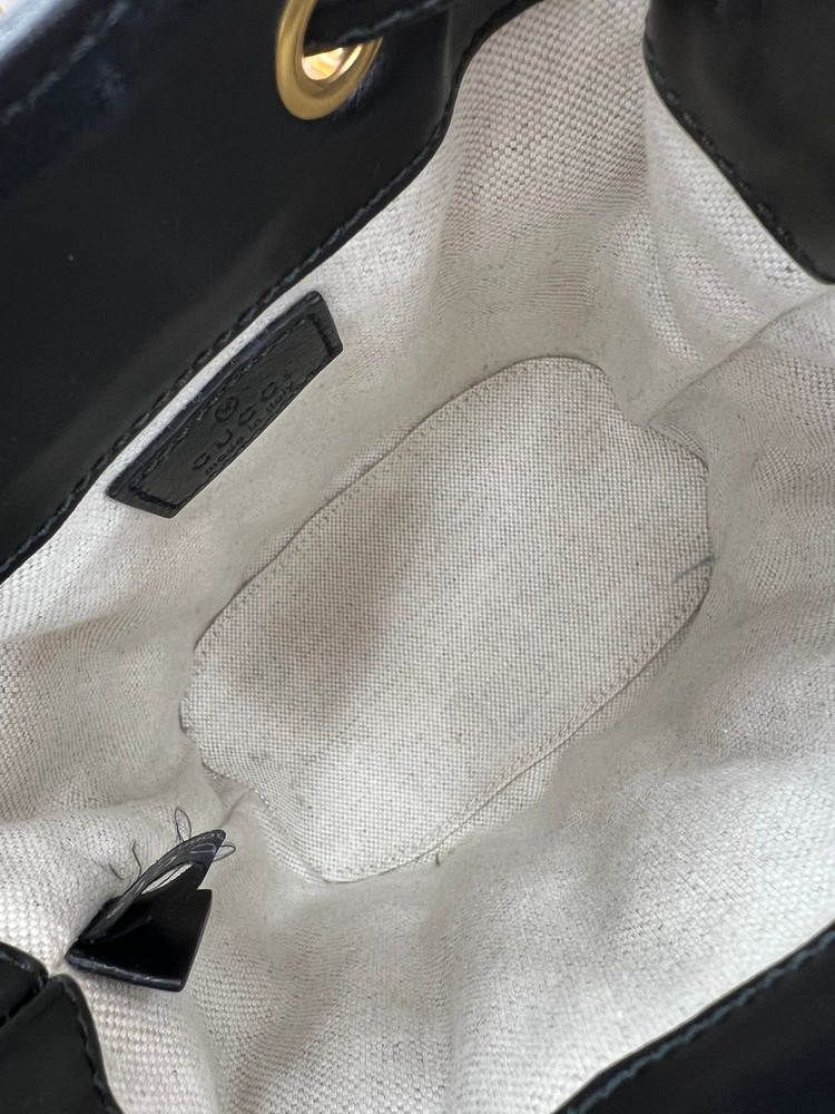 [럭스올 울산점]구찌 마틀라세 퀼팅 버킷백 블랙 728231 이미지