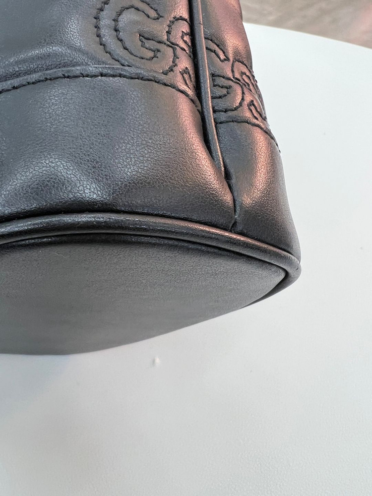 [럭스올 울산점]구찌 마틀라세 퀼팅 버킷백 블랙 728231 이미지