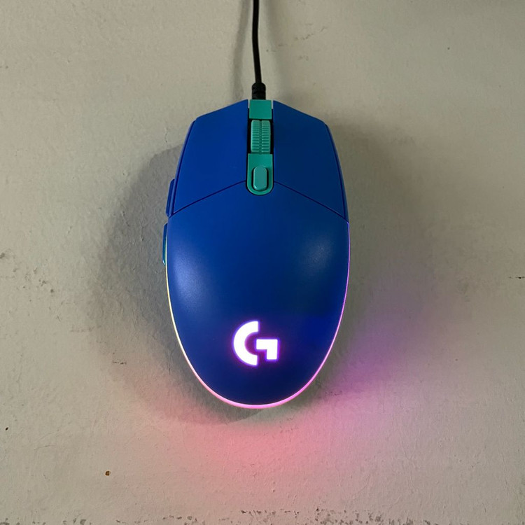 로지텍 g102 블루 2세대 라이트싱크 키보드 마우스 헤드셋 스피커 사운드바--0