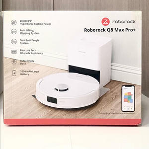 급처)로보락 Q8 Max Pro+ 로봇청소기 화이트