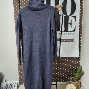 니트 터틀넥 쫀듯 롱원피스