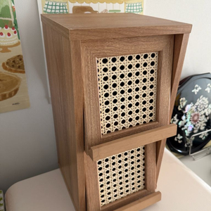 라탄수납함 정리함