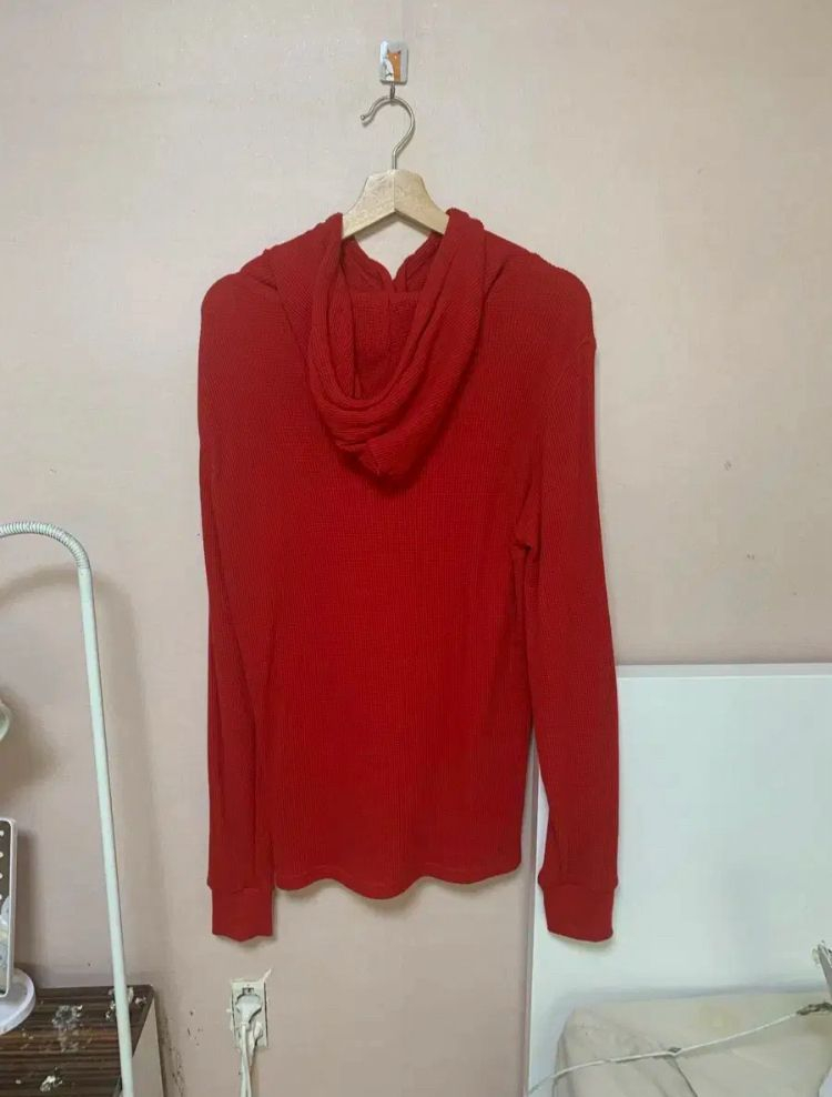 폴로 랄프로렌 빨간색 후드티 M--2