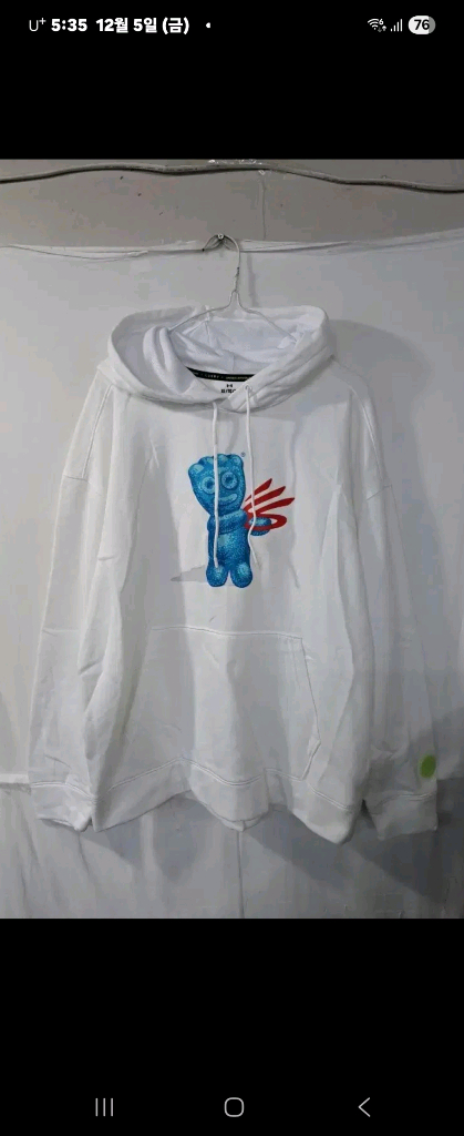 언더아머 xl (100~105) 기모 후드티 트레이닝--0