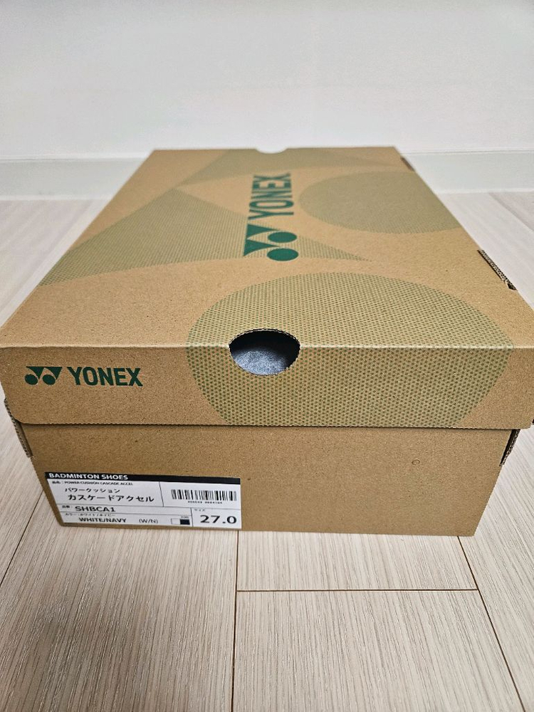 요넥스 배드민턴화 캐스케이드 엑셀 3E 와이드 270mm 실내 볼넓은 인도어 운동화 새상품 이미지