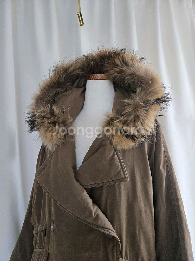 막스마라 퍼 패딩 코트--0