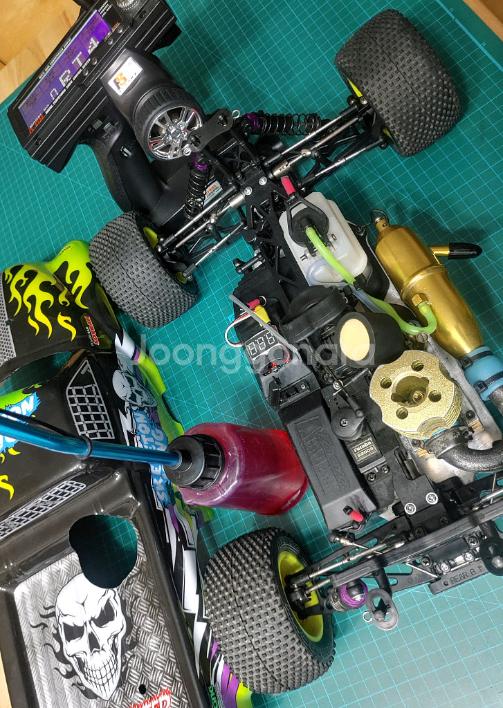 *각종교신가능*니트로4WD엔진RC카(1/10튜닝UP버전)RT4-GP알씨카풀셋~바람에언덕에서--6