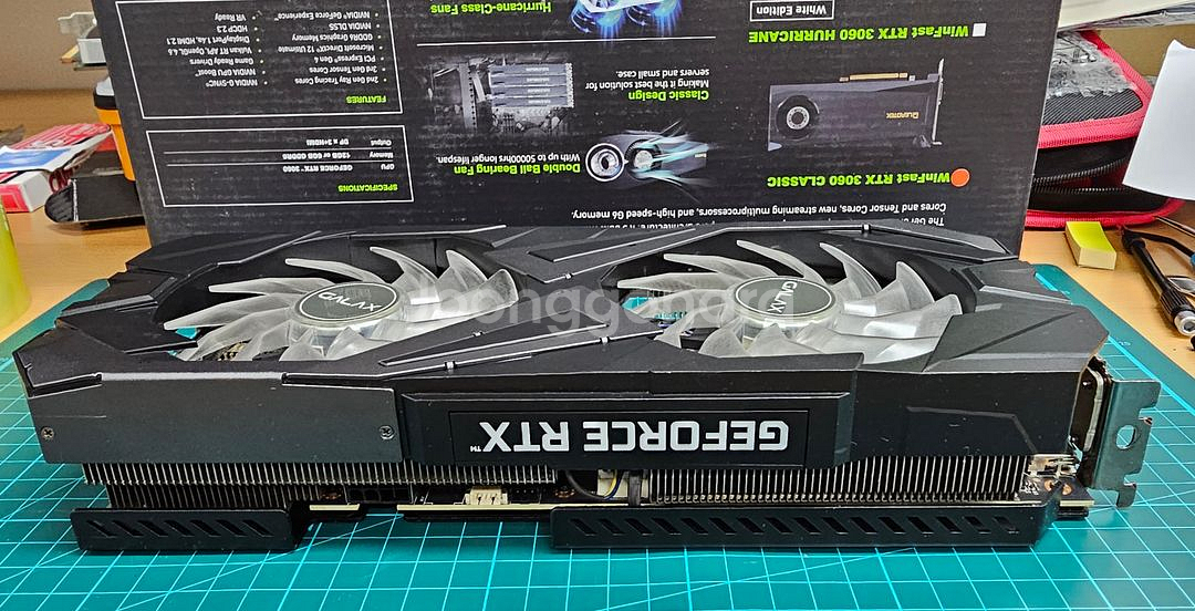 갤럭시 RTX 3060 Ti ex black 그래픽카드--4
