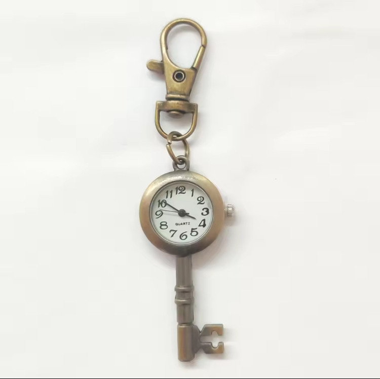 빈티지 열쇠 키링 시계 이미지