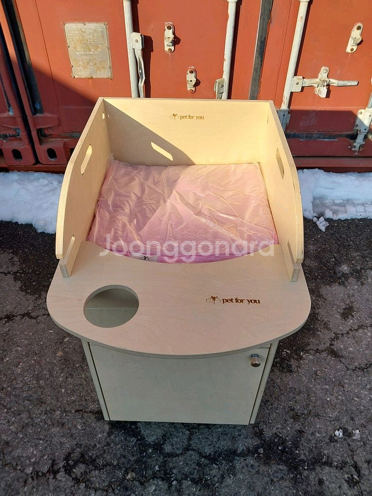 국내에서 자작나무로 제작한 강아지체어 팝니다--2