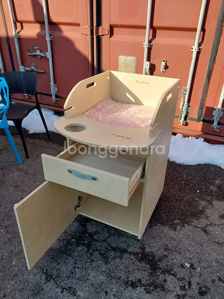 국내에서 자작나무로 제작한 강아지체어 팝니다--4