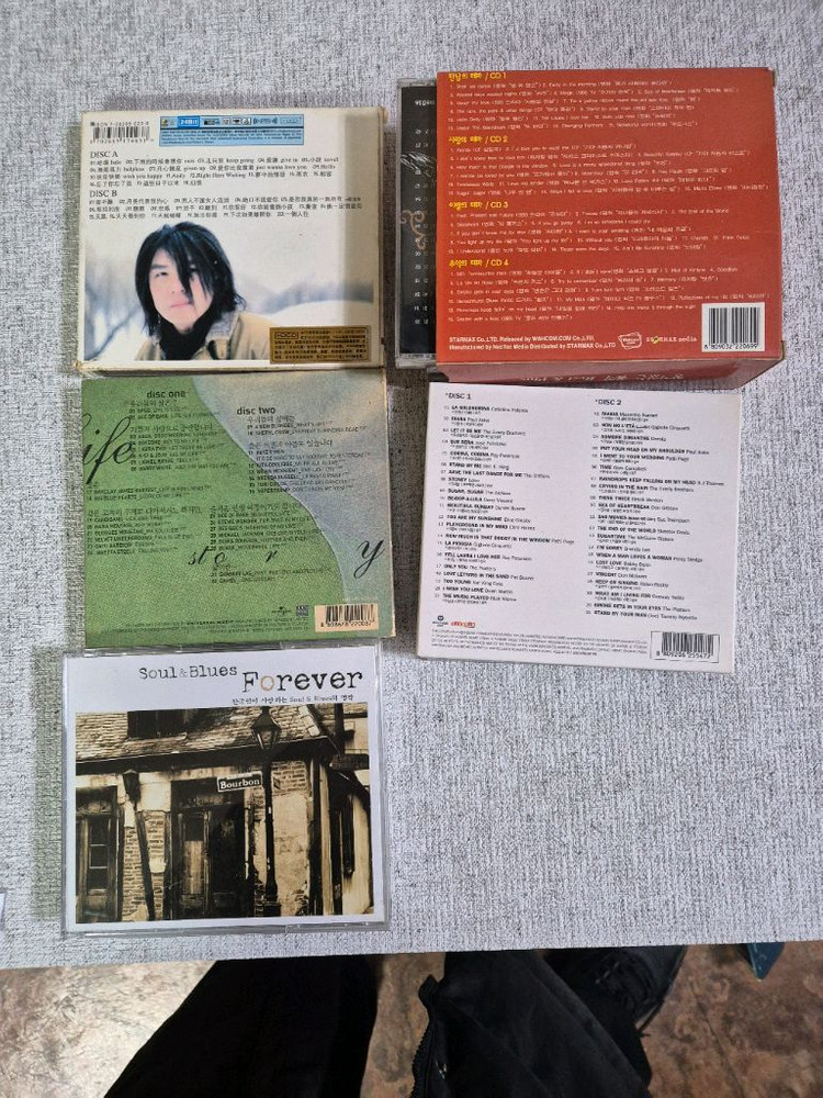 감성 컴필 CD 5종 일괄 (총 12CD) 재즈·소울·블루스·힐링 음악 모음 이미지