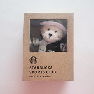 (정가)스타벅스 스포츠클럽 베어리스타 키체인(양궁)