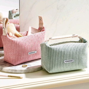 스타벅스 코듀로이 파우치