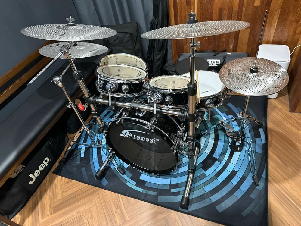 [드럼] Asanasi 버스킹 드럼 5기통 풀세트(심벌포함) 신품급 팝니다.--3