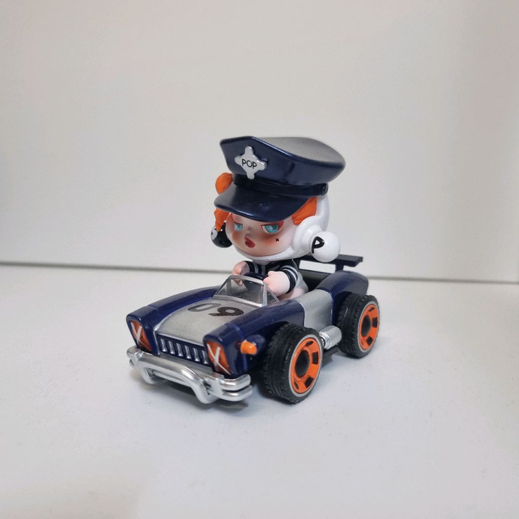 팝마트 슈퍼트랙 스컬판다 낡은 경찰차 (박스,카드 없음) 이미지