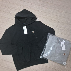 미착용 새제품 정품 메종키츠네 폭스 후드티 공용 성인, 고학년, 커플티