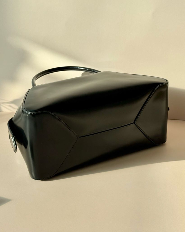 프라다 브러쉬드 슈퍼노바 핸드백 미디움--4