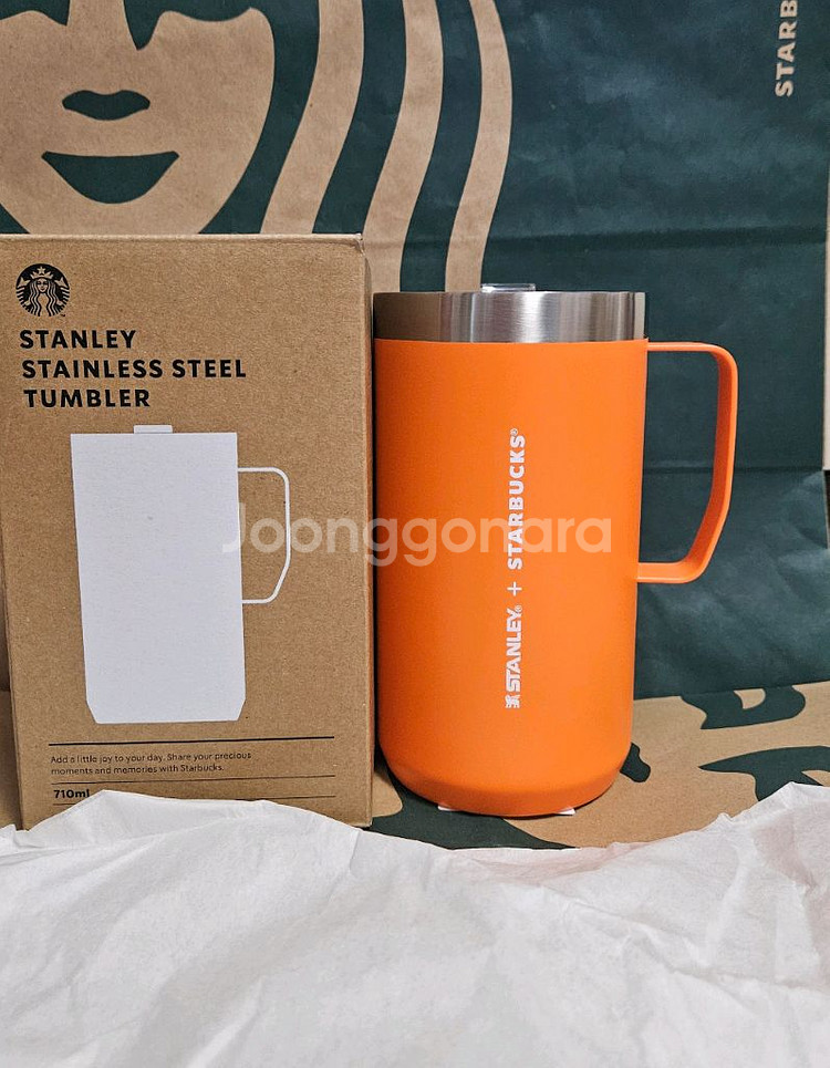 새상품S급]스타벅스 2026 새해기념 SS 와일드테일 스탠리 캠프 텀블러 710ml--0
