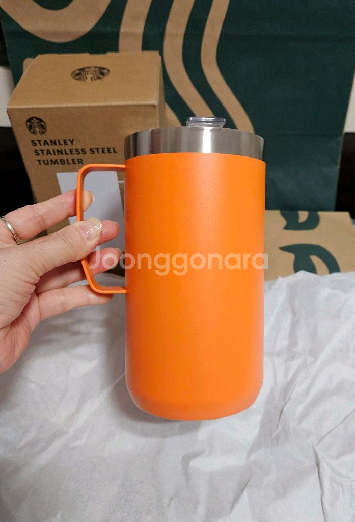 새상품S급]스타벅스 2026 새해기념 SS 와일드테일 스탠리 캠프 텀블러 710ml--3