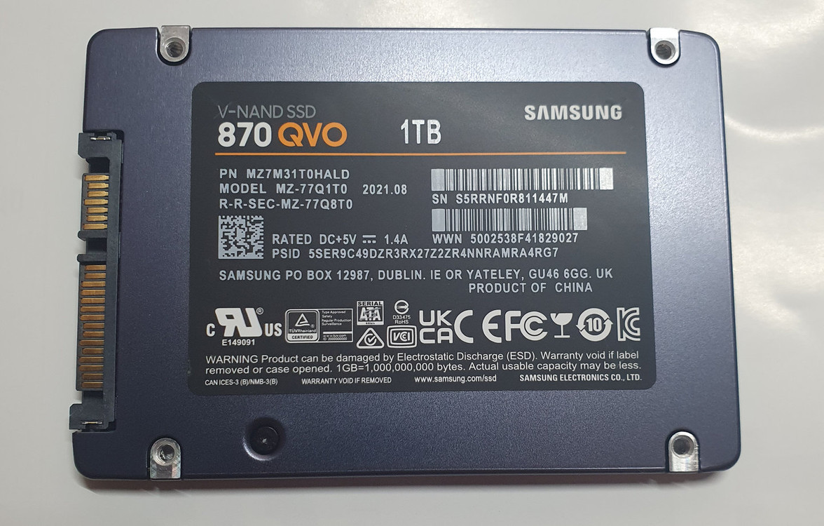 삼성 SSD 1TB--1