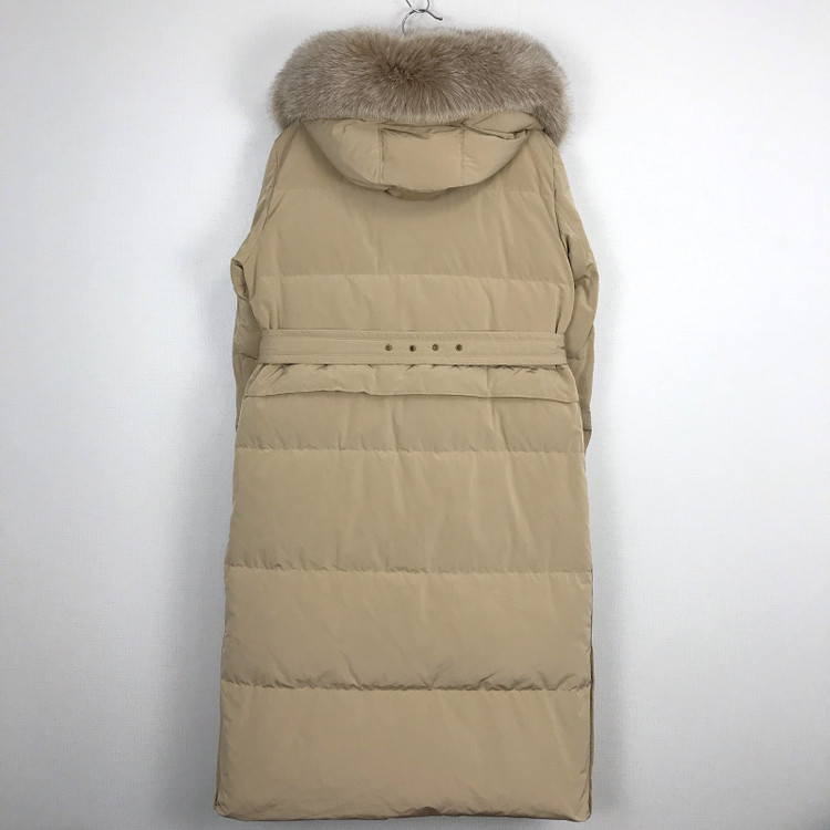 지컷 폭스퍼 롱패딩 여성66--7