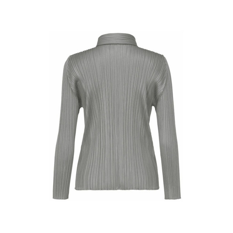 플리츠플리즈 그레이 셔츠탑 3사이즈--2