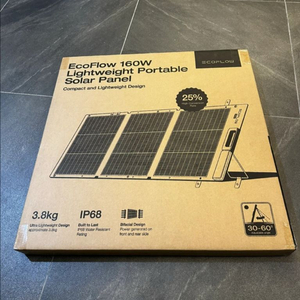 [박스풀새제품] 에코플로우 신형 160w gen3 양면 태양광 패널 판매합니다.