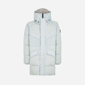 스톤아일랜드 / 22fw 크링클랩스 롱 패딩 라이트 그레이 국내매장판 / xxl