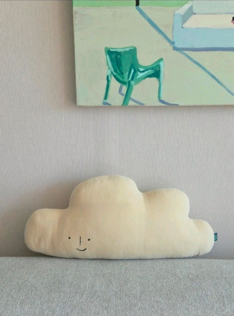 마지막금액) 몬에떼 구름쿠션 아기쿠션 아기침대꾸미기--0