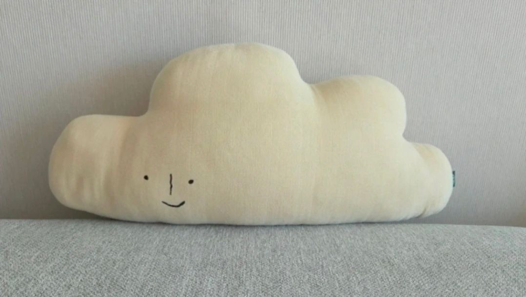 마지막금액) 몬에떼 구름쿠션 아기쿠션 아기침대꾸미기--1