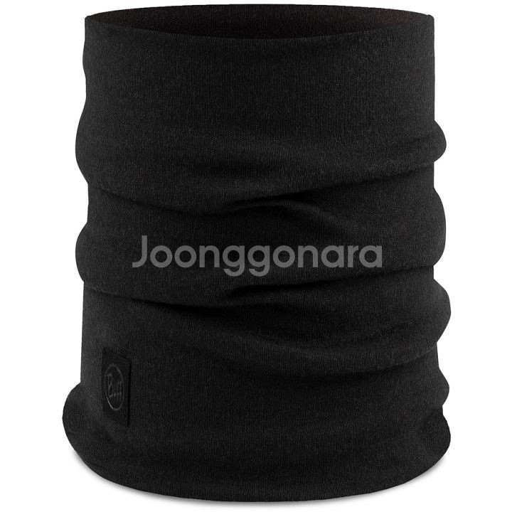 BUFF 버프 메리노 헤비웨이트 넥워머 솔리드 블랙--0