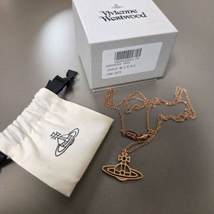 Vivienne Westwood 펜던트 핑크골드 목걸이